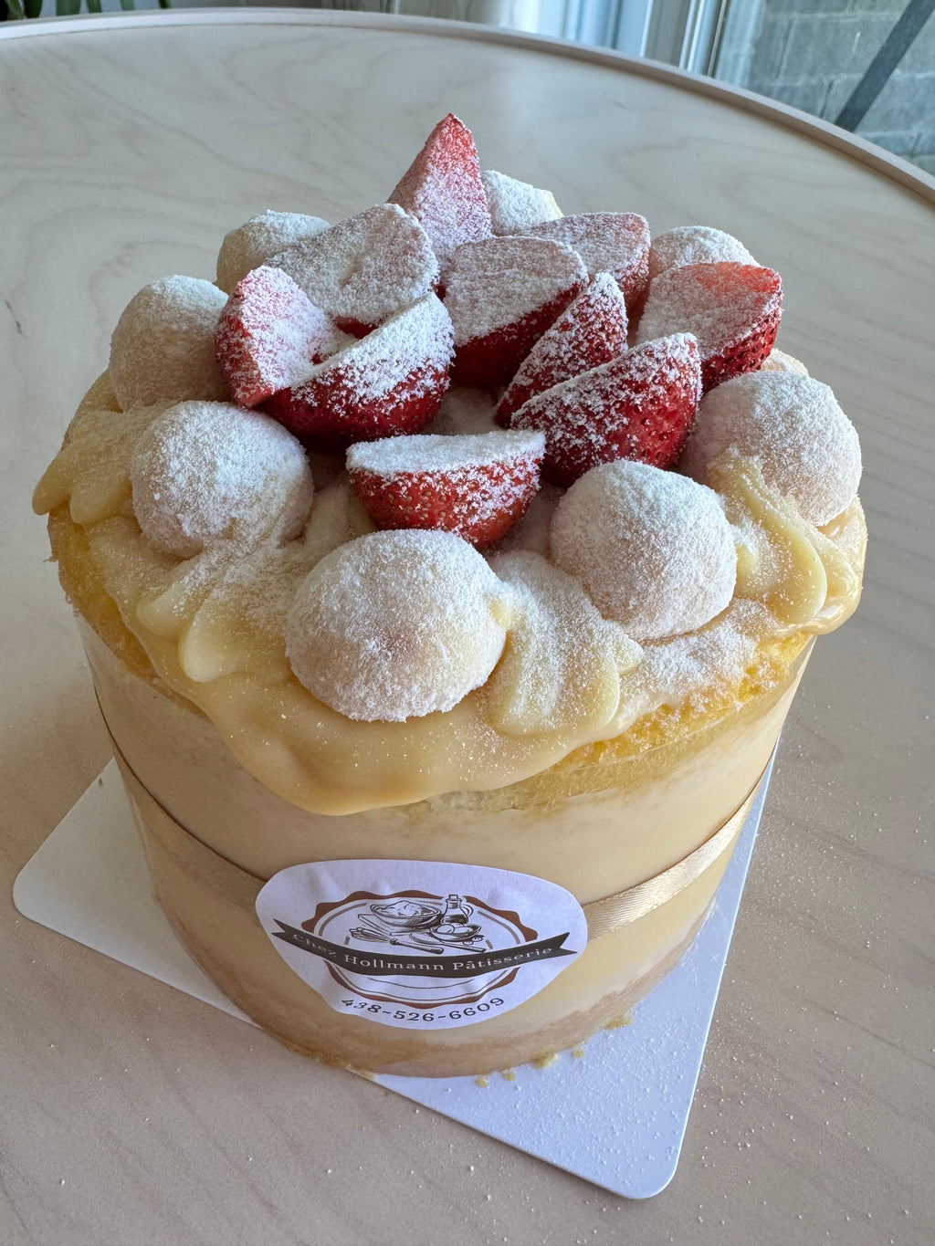 Powdered Milk with Strawberries