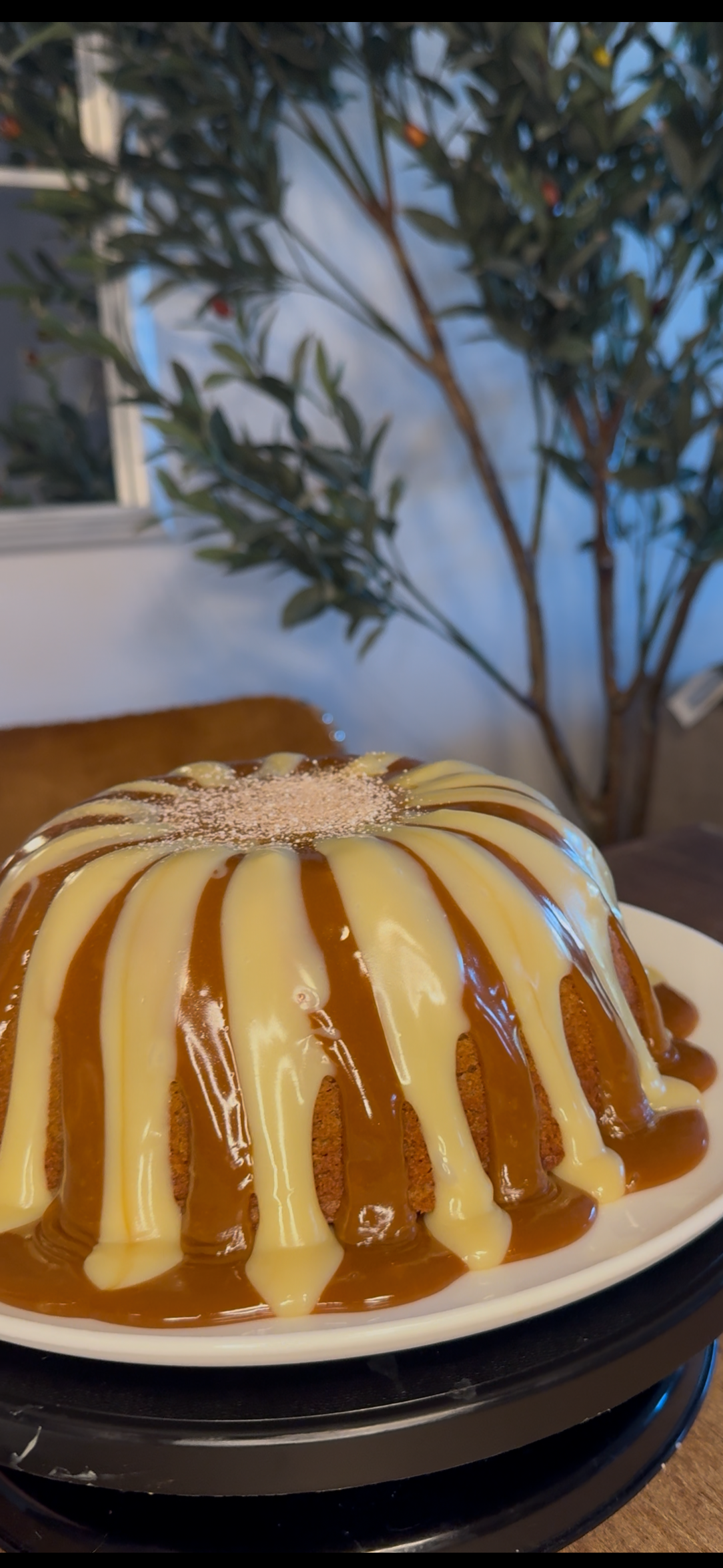 Churros Volcano Cake