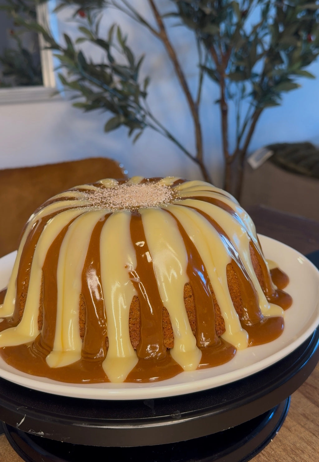 Churros Volcano Cake