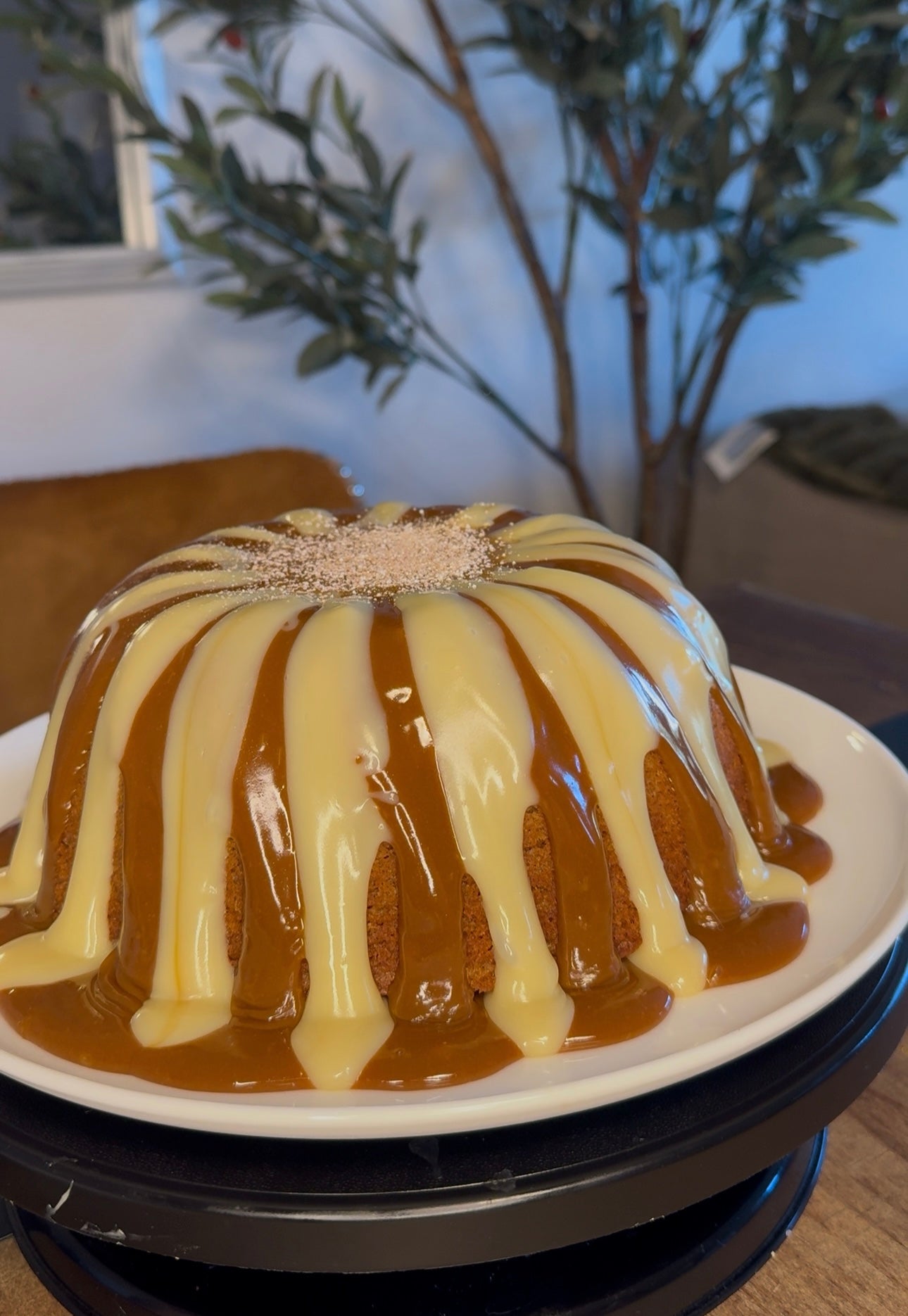 Churros Volcano Cake