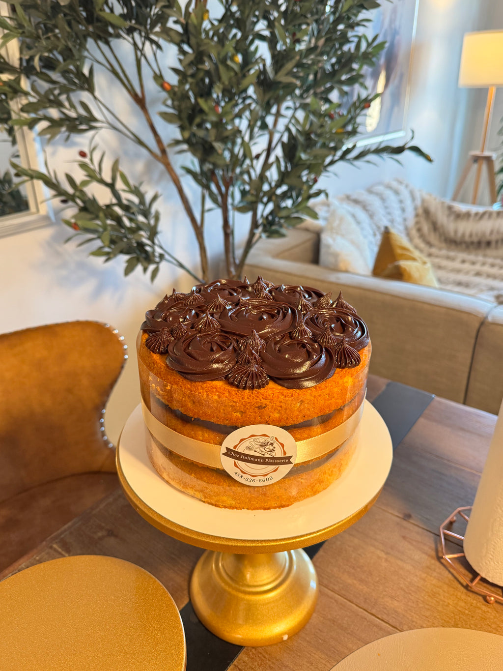 Carrot Cake with 70% Dark Chocolate