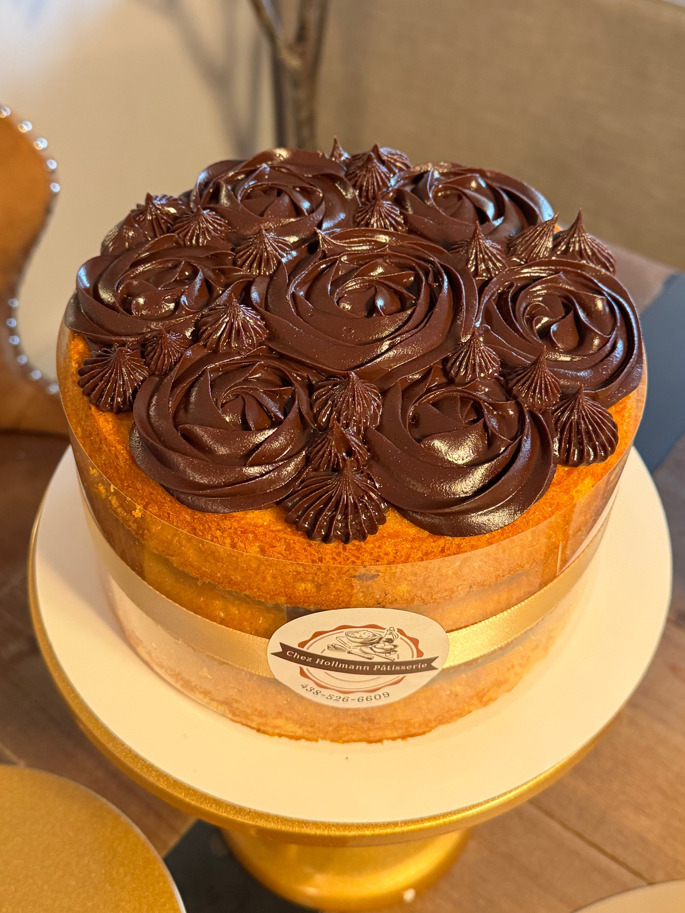 Carrot Cake with 70% Dark Chocolate